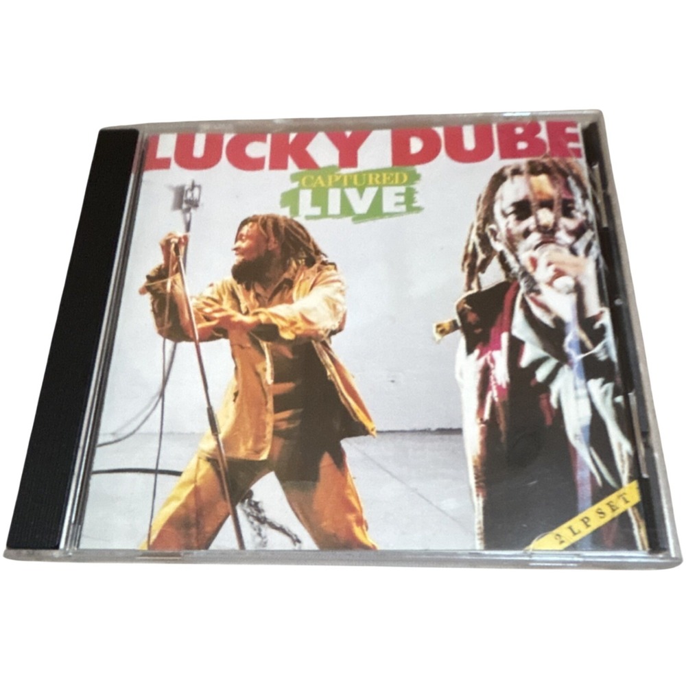 Lucky Dube Captured Live Album CD Roots Reggae Live 2004 Gall Jewel Case